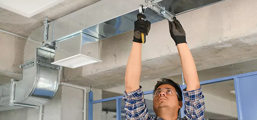 New Construction Duct Installation Weston